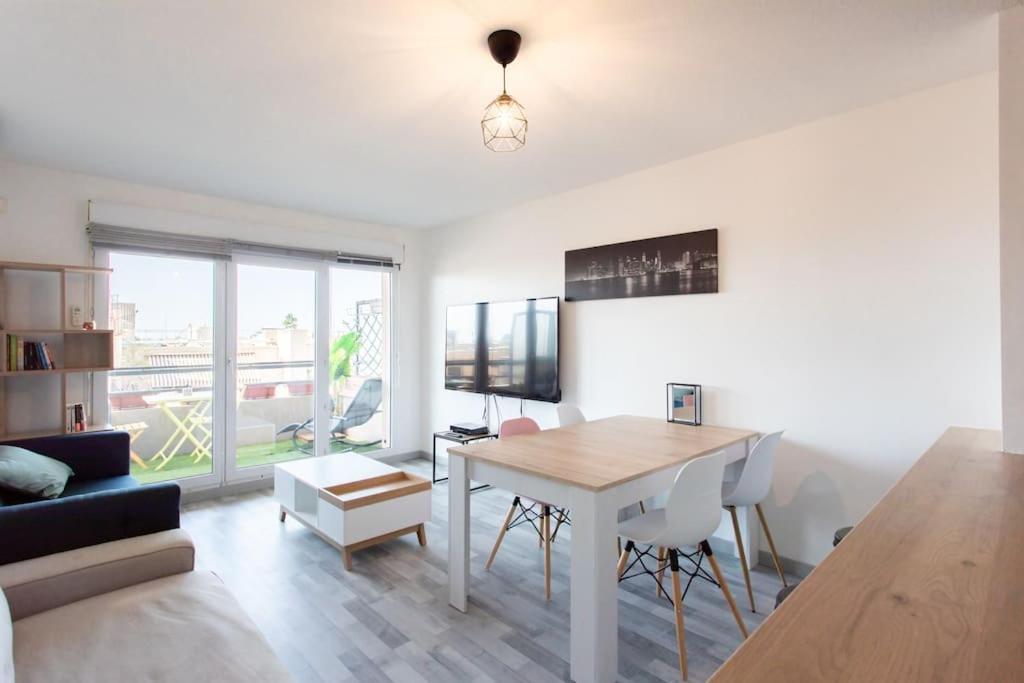 L41 Suite Paladium 8Pax 4Rooms Balcony Wifi Ac นีซ ภายนอก รูปภาพ